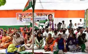 Congress Stages Protest in Bhubaneswar Against ED Chargesheet in National Herald Case