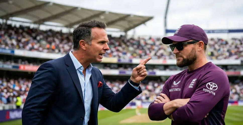 Michael Vaughan Critiques Brendon McCullum's Commitment Ahead of New Zealand Series