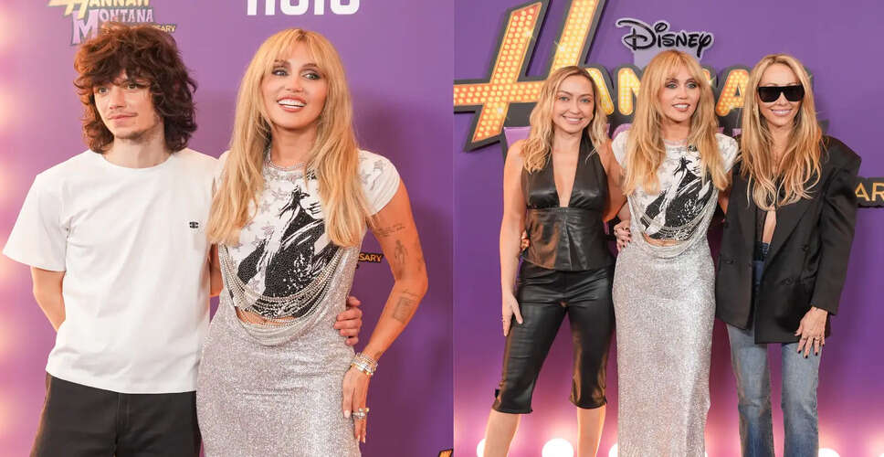 Miley Cyrus Shines at Hannah Montana 20th Anniversary Premiere