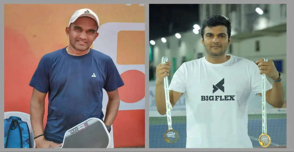 Intense Rivalry in Indian Pickleball: Vinay Sethia and Dhiren Patel's Journey