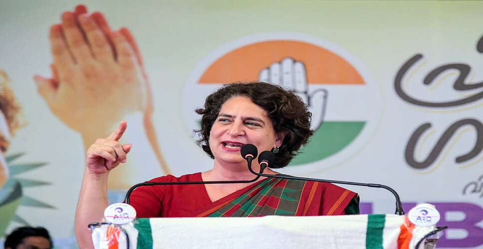 Priyanka Gandhi Criticizes Government Over New Labor Codes