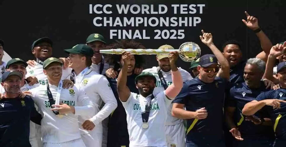 South Africa Claims Historic ICC Trophy After 27 Years