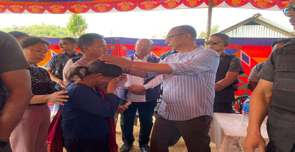 Manipur CM Advocates for Peace and Dialogue in Ukhrul District