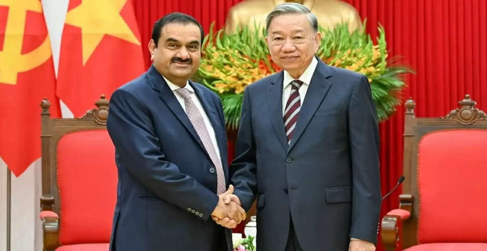 Gautam Adani Engages with Vietnam's Communist Party Leader to Enhance Economic Ties