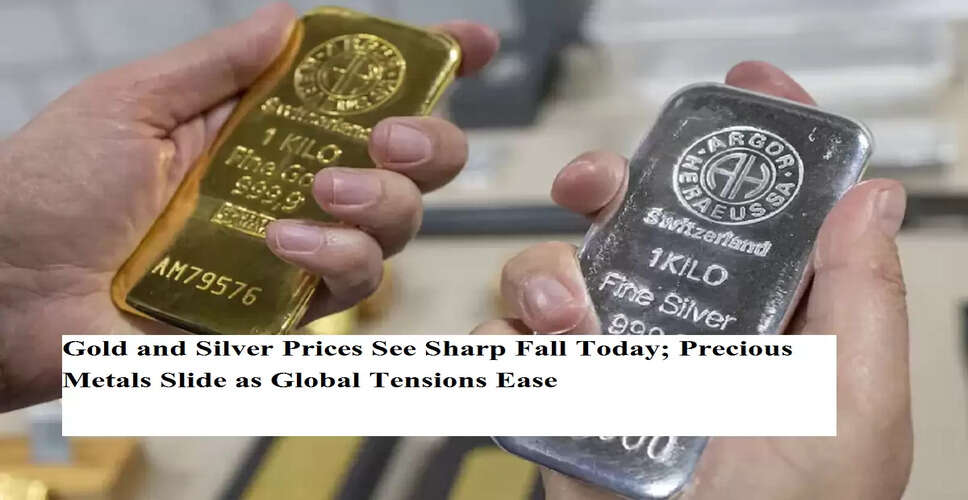 Significant Price Drop in Gold and Silver Markets
