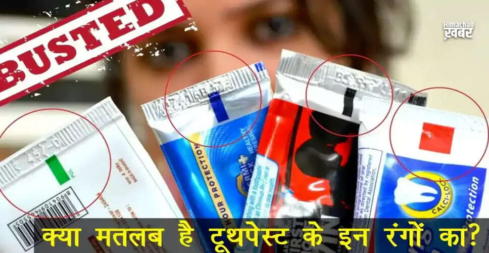 Understanding the Color Codes on Toothpaste Tubes