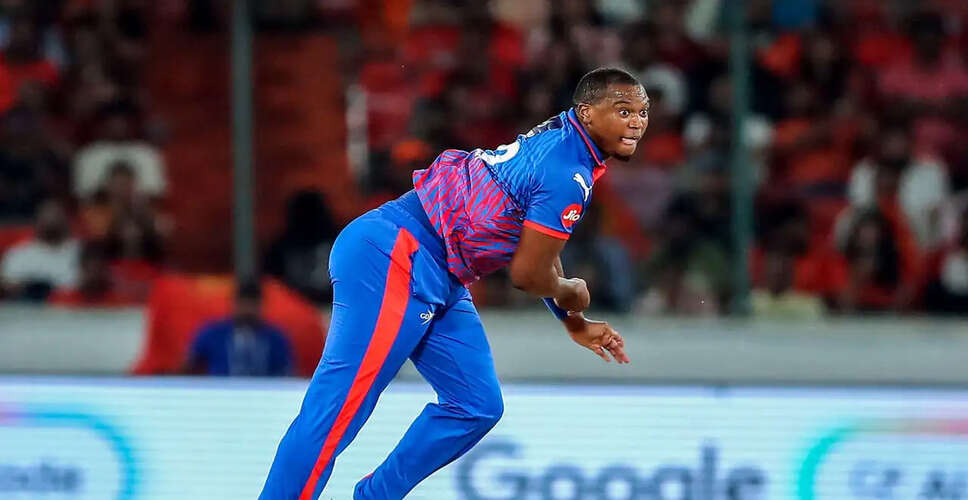 Lungi Ngidi Provides Positive Update After Head Injury in IPL Match