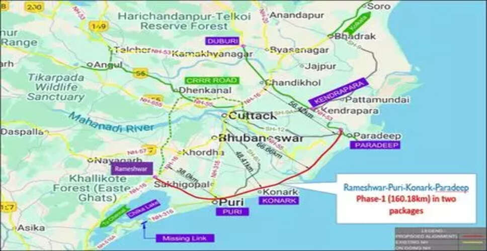 New Coastal Highway Project Approved in Odisha to Boost Connectivity
