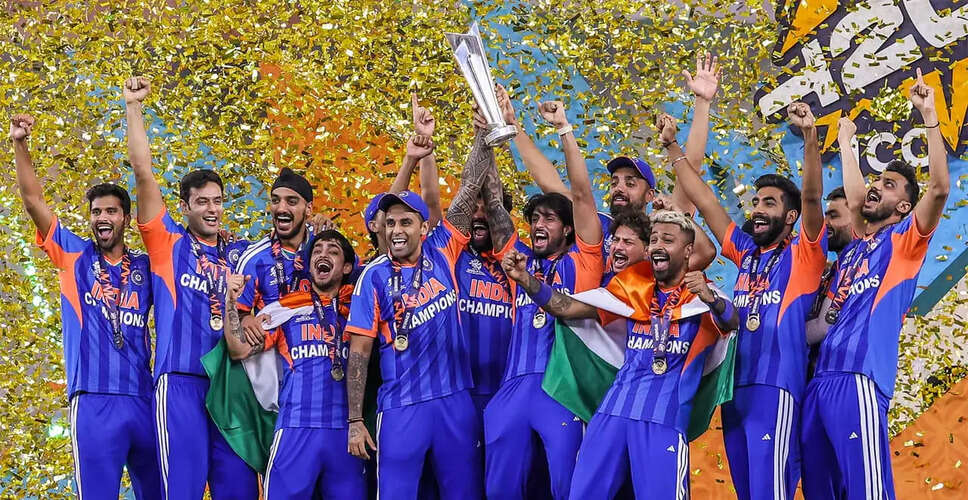 Rohit Sharma Celebrates India's Historic T20 World Cup Victory