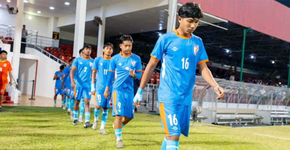 India's U20 Football Team Drawn in AFC Asian Cup Qualifiers