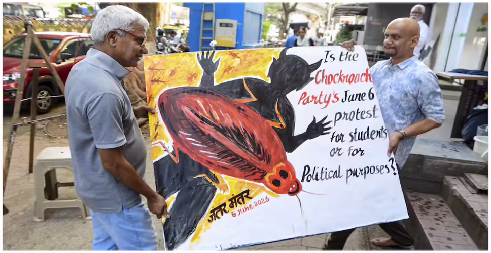Cockroach People's Party to Hold Protest in Delhi