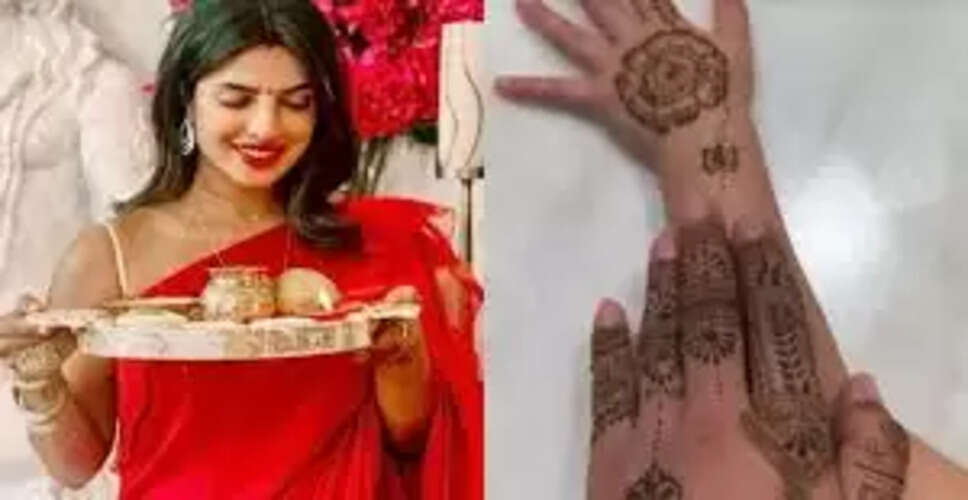 Priyanka Chopra Celebrates Karva Chauth 2025 with Adorable Mehndi Photos