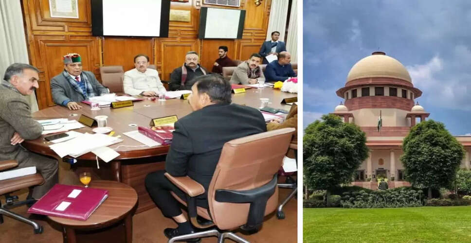 Supreme Court's Urgent Warning Sparks Emergency Meeting in Himachal Pradesh