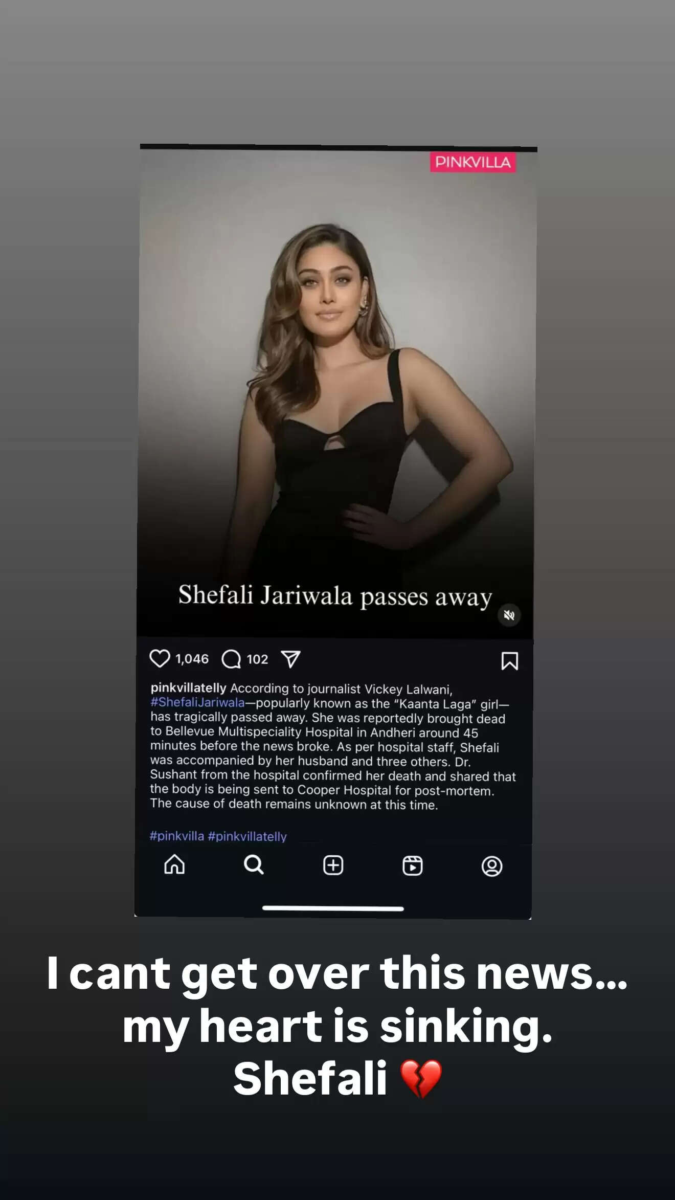 Tragic Loss: Shefali Jariwala, Icon of 'Kaanta Laga', Passes Away at 42