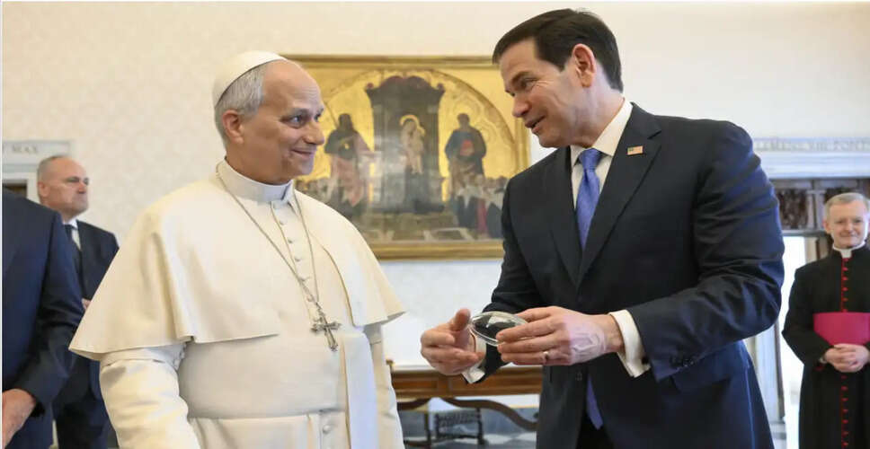 U.S. Secretary of State Discusses Middle East Peace Efforts at Vatican
