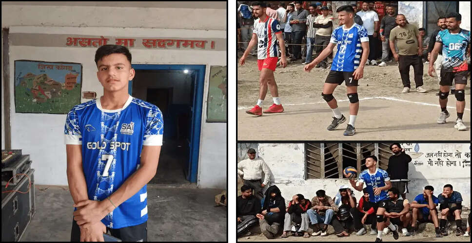 Young Volleyball Star Shabad Gautam Inspires at Abdullapur Fair