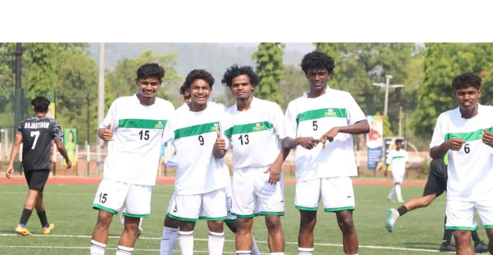 Meghalaya Dominates Andhra Pradesh in U20 National Football Championship