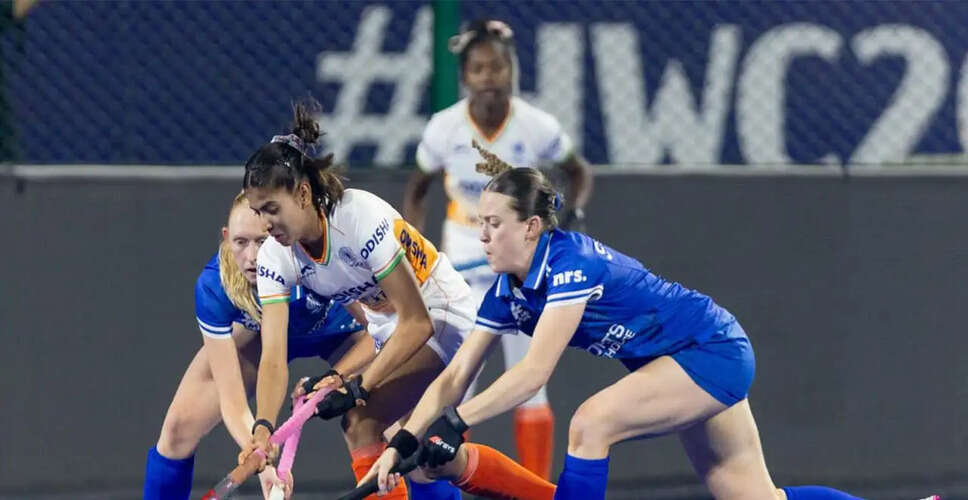 Indian Women's Hockey Team Draws 2-2 with Scotland in World Cup Qualifiers