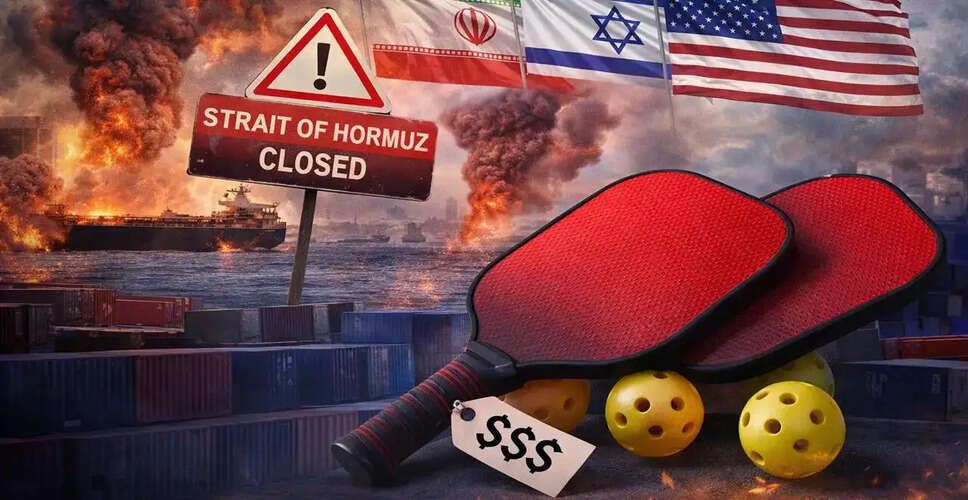Rising Costs of Pickleball Equipment Due to Iran Conflict