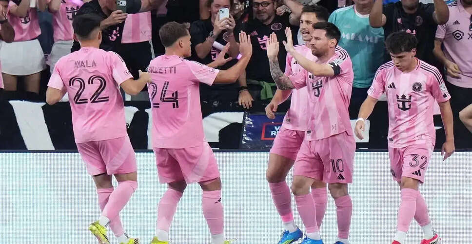 Lionel Messi Shines in Inter Miami's Historic Match at Home Stadium