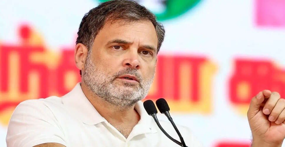Rahul Gandhi Criticizes BJP's Appointment of New Chief Secretary in West Bengal