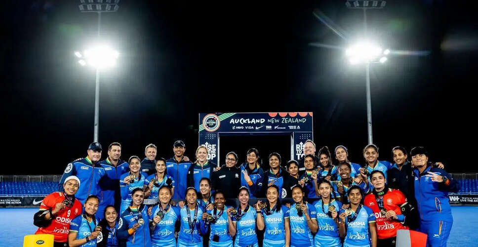 India Triumphs at FIH Hockey Women's Nations Cup, Secures Pro League Spot