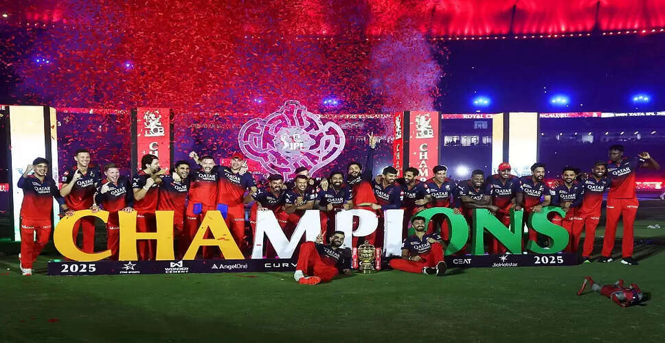 Royal Challengers Bengaluru Clinches First IPL Title After 18 Years
