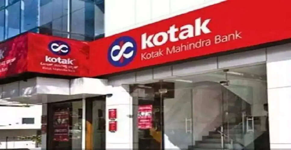 Kotak Mahindra Bank Sees 13.4% Rise in Q4 Net Profit