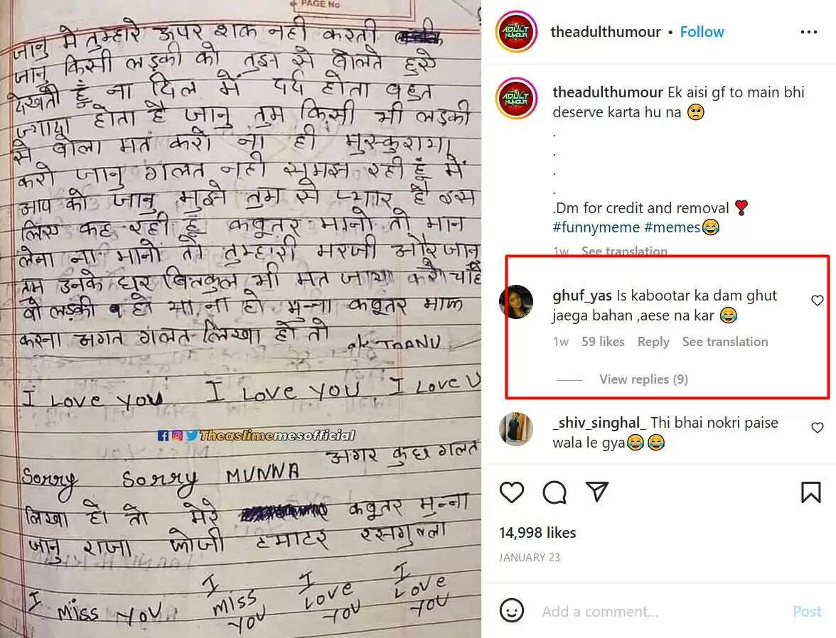 Hilarious Love Letter from Girlfriend Goes Viral