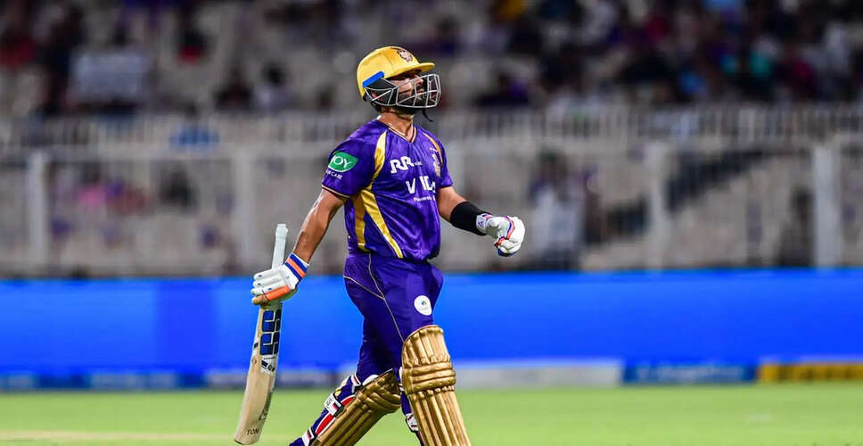 Ajinkya Rahane's Struggles Continue as KKR Faces Crucial IPL Match