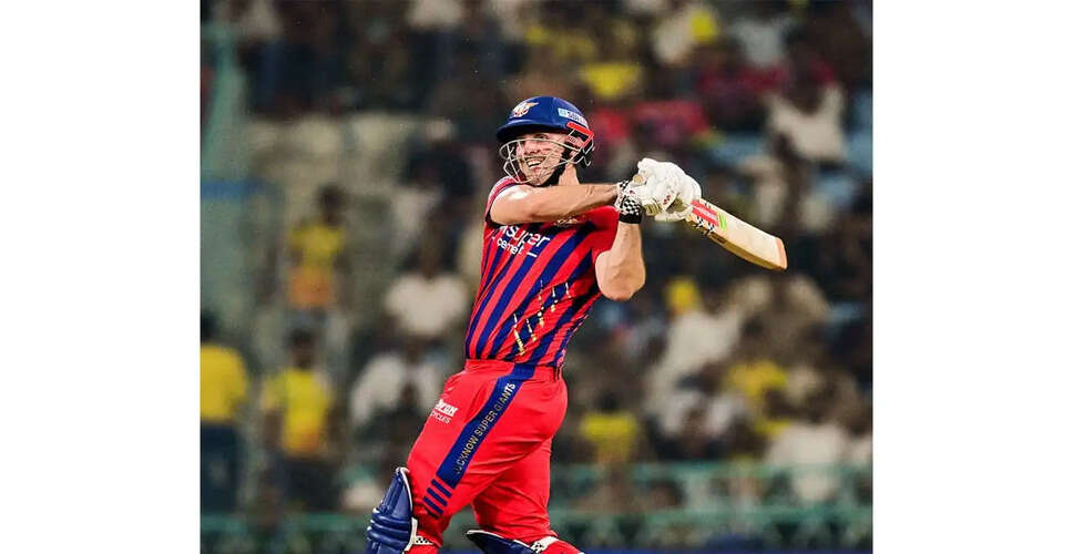 Mitchell Marsh's Fiery 90 Leads Lucknow Super Giants to Victory Over Chennai Super Kings