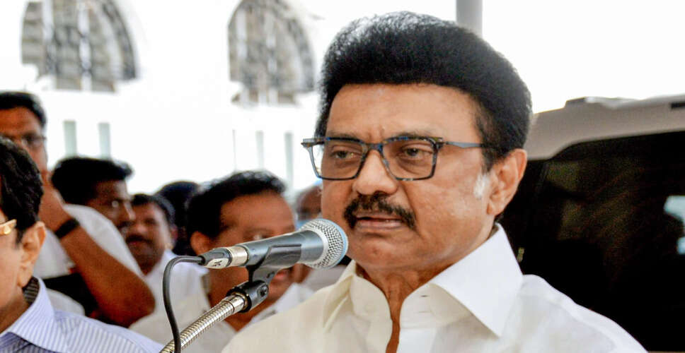 Tamil Nadu CM Criticizes Central Government for Language Funding Bias