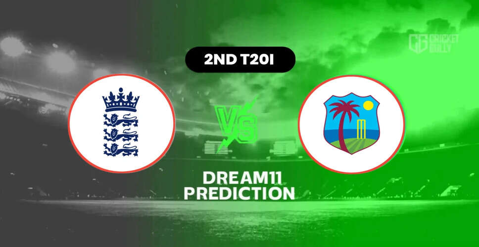 England vs West Indies: T20I Series Continues with Crucial Second Match