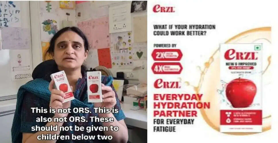 Controversy Surrounds ORS and Electrolyte Drinks in India