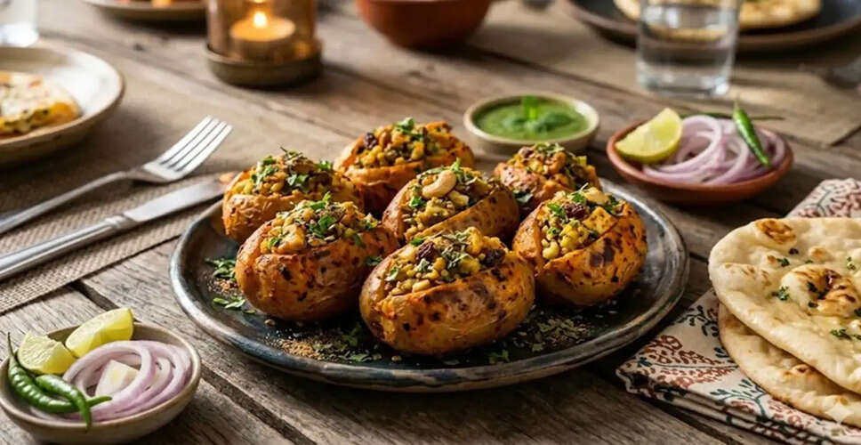 Delicious Stuffed Tandoori Potatoes Recipe for a Royal Feast
