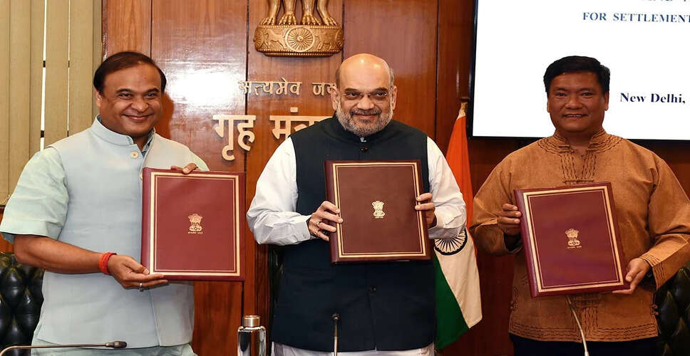 Efforts to Resolve Assam-Arunachal Pradesh Border Dispute Continue