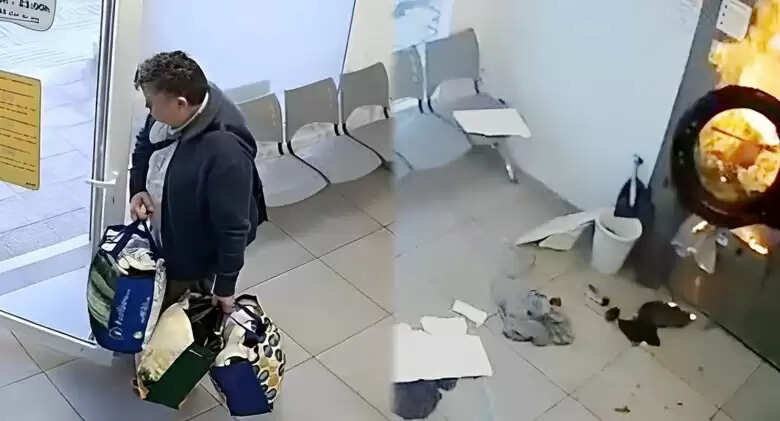 Shocking Washing Machine Explosion in Spain Caught on Video