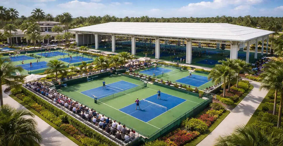 Boca West Country Club's New $20 Million Pickleball Facility Set to Open Soon