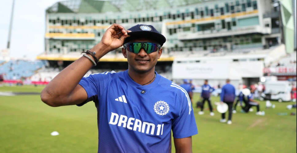 Sai Sudharsan Makes Test Debut as India Faces England at Headingley