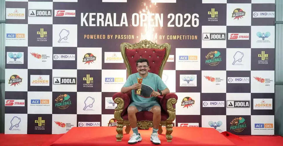 Nilesh Desai Clinches 50+ Men&rsquo;s Singles Title at Kerala Open 2026