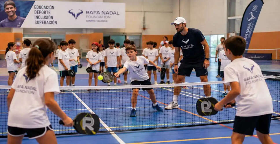 Rafa Nadal Foundation Promotes Pickleball in Valencia Schools