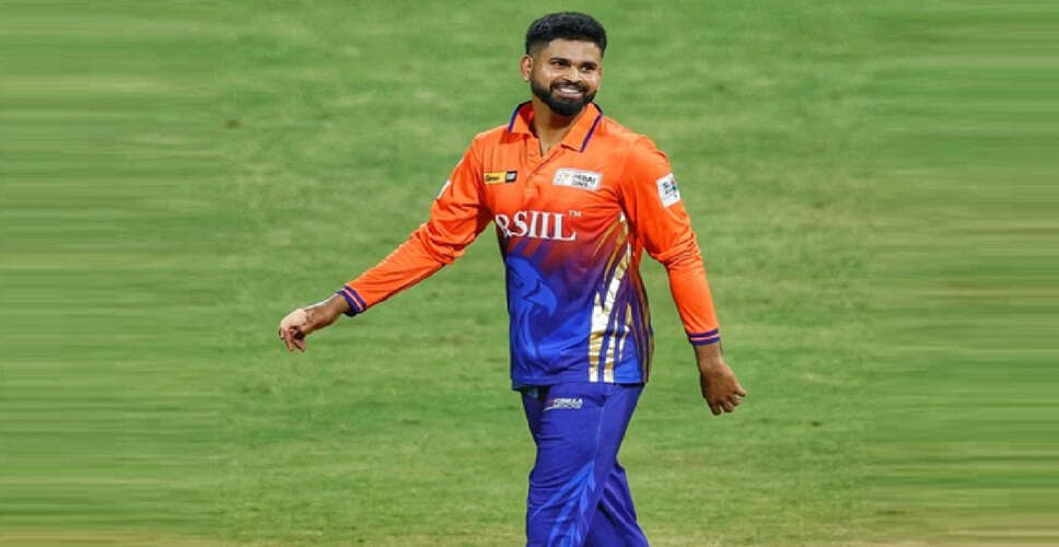 Shreyas Iyer Aims for Another Trophy in Mumbai T20 League 2025