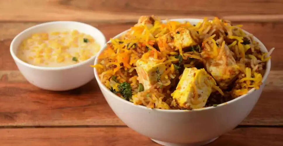 Delicious Paneer Makhani Biryani Recipe to Spice Up Your Dinner