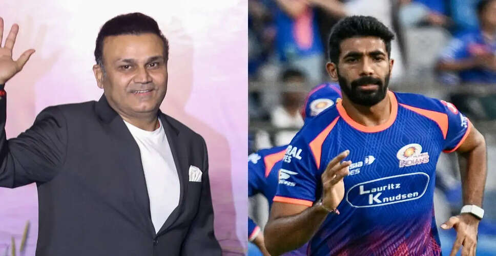 Virender Sehwag's Controversial Comment on Jasprit Bumrah Sparks Debate