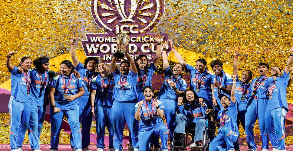 India's Historic ICC Women's World Cup Victory Celebrated with ₹51 Crore Reward