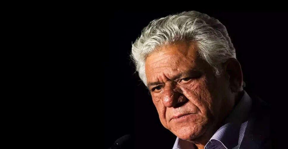 Remembering Om Puri: A Talented Actor's Life and Legacy