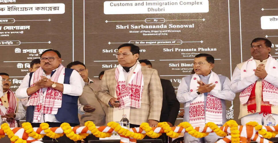 Union Minister Launches Key Waterway Projects in Assam