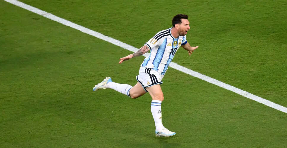 Lionel Messi Breaks Pele's Record with Historic Goal in FIFA World Cup