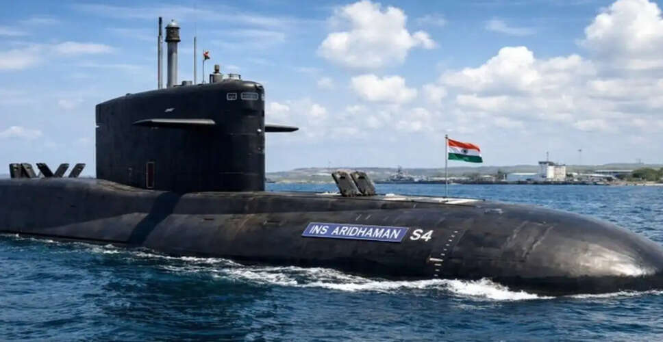 India Strengthens Naval Power with Indigenous Submarine INS Aridhaman