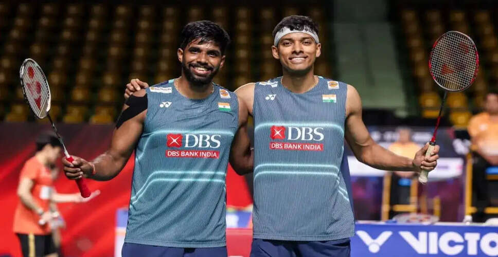 Satwiksairaj Rankireddy and Chirag Shetty Reach Thailand Open Final